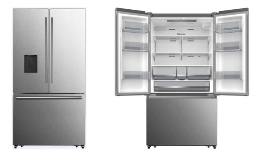 22.1 CF 3 Door counter depth refrigerator with Pitcher & Ice maker in Freezer